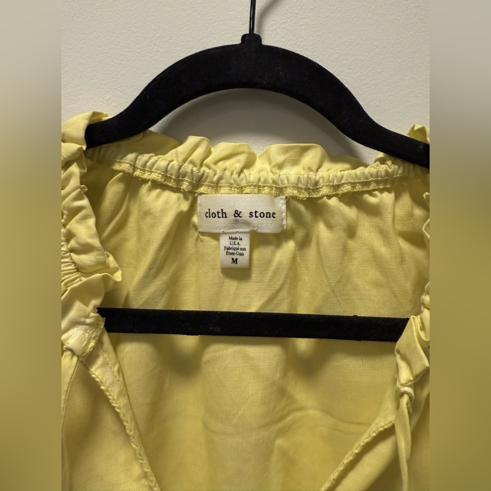 Cloth & Stone Ruffled-Edge Tank Size M - Picture 5 of 8